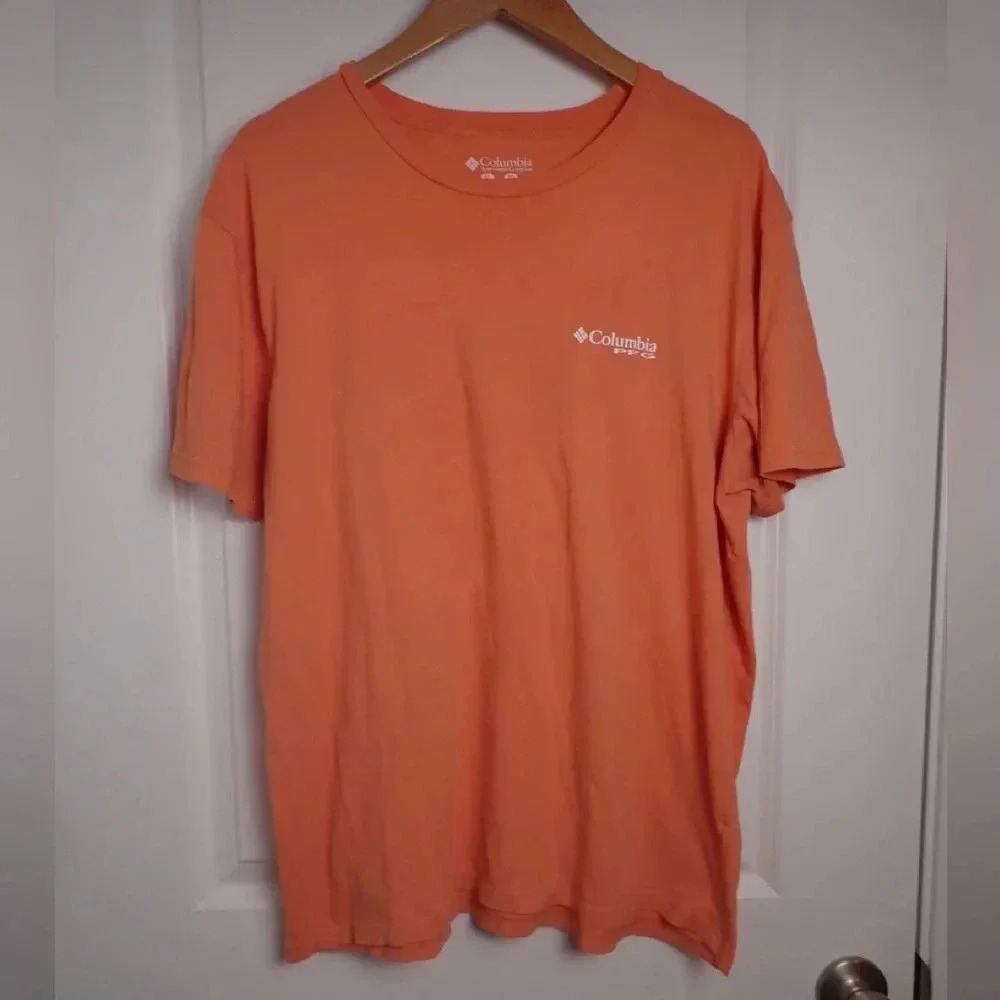 Columbia PFG Fishing Men’s 100% cotton basic graphic tee size XL